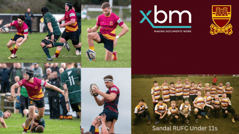 Celebrating10 years as sponsor of the SANDAL Rugby Union Football Club